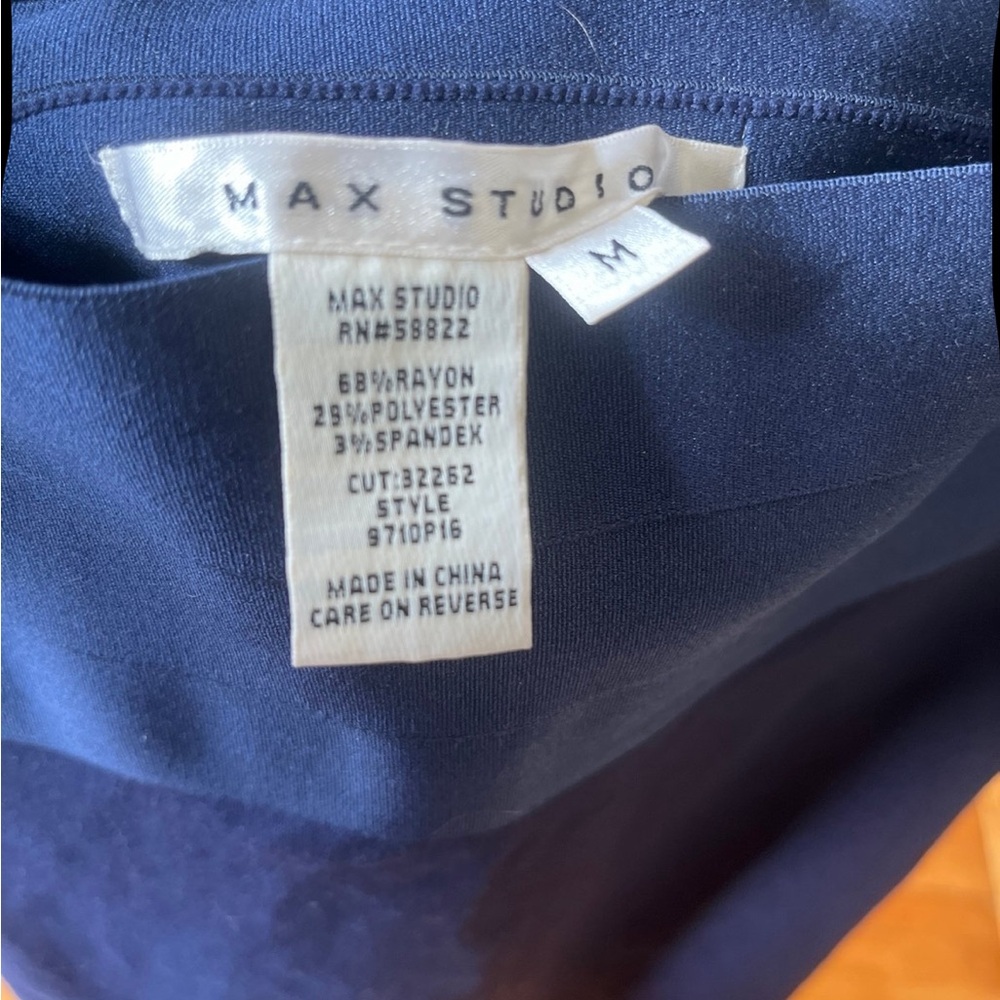 Max Studio Blue Skirt - Picture 3 of 3